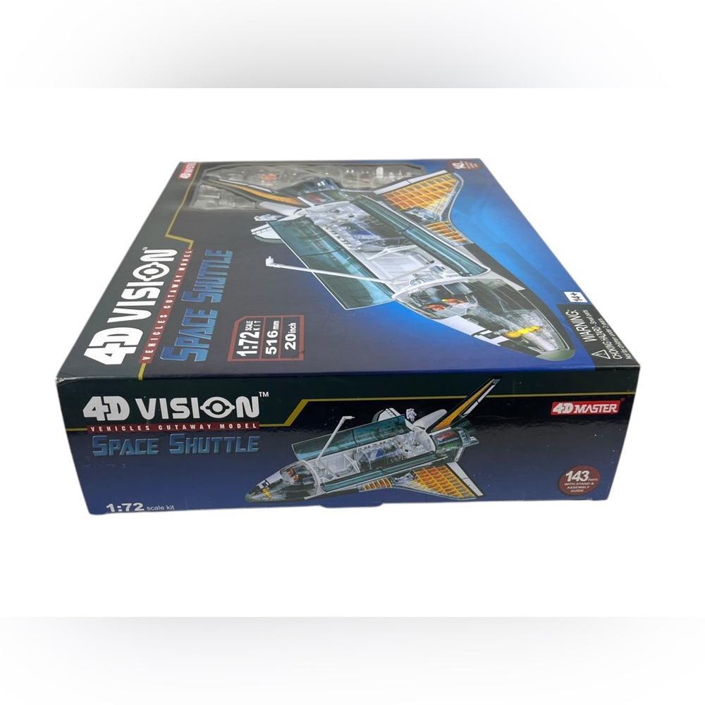 4D Vision 1/72 Space Shuttle Vehicle Cutaway Model New Sealed - Picture 7 of 11